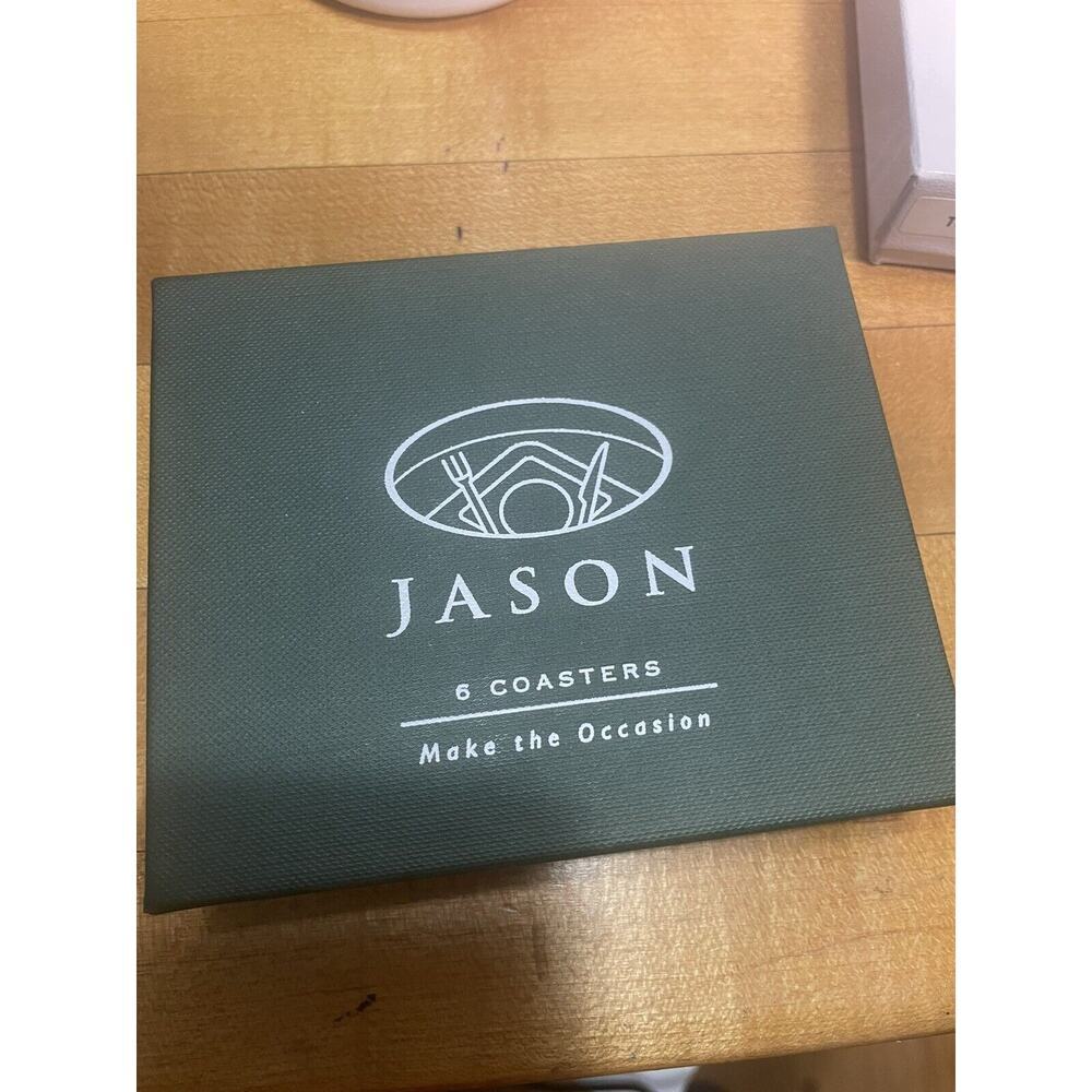 Jason Coasters New Zealand Artist Set of 6 Sydney Balconies CorkBack Vintage - Picture 8 of 8